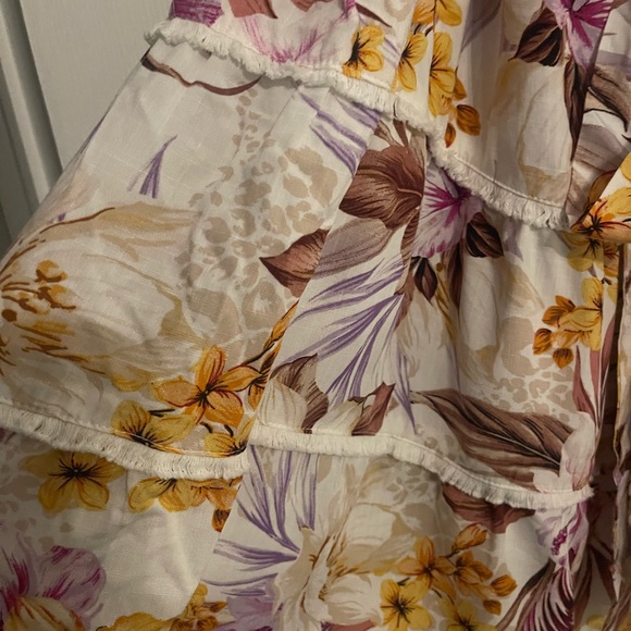 Floral off the should short City Chic dress - Picture 3 of 7